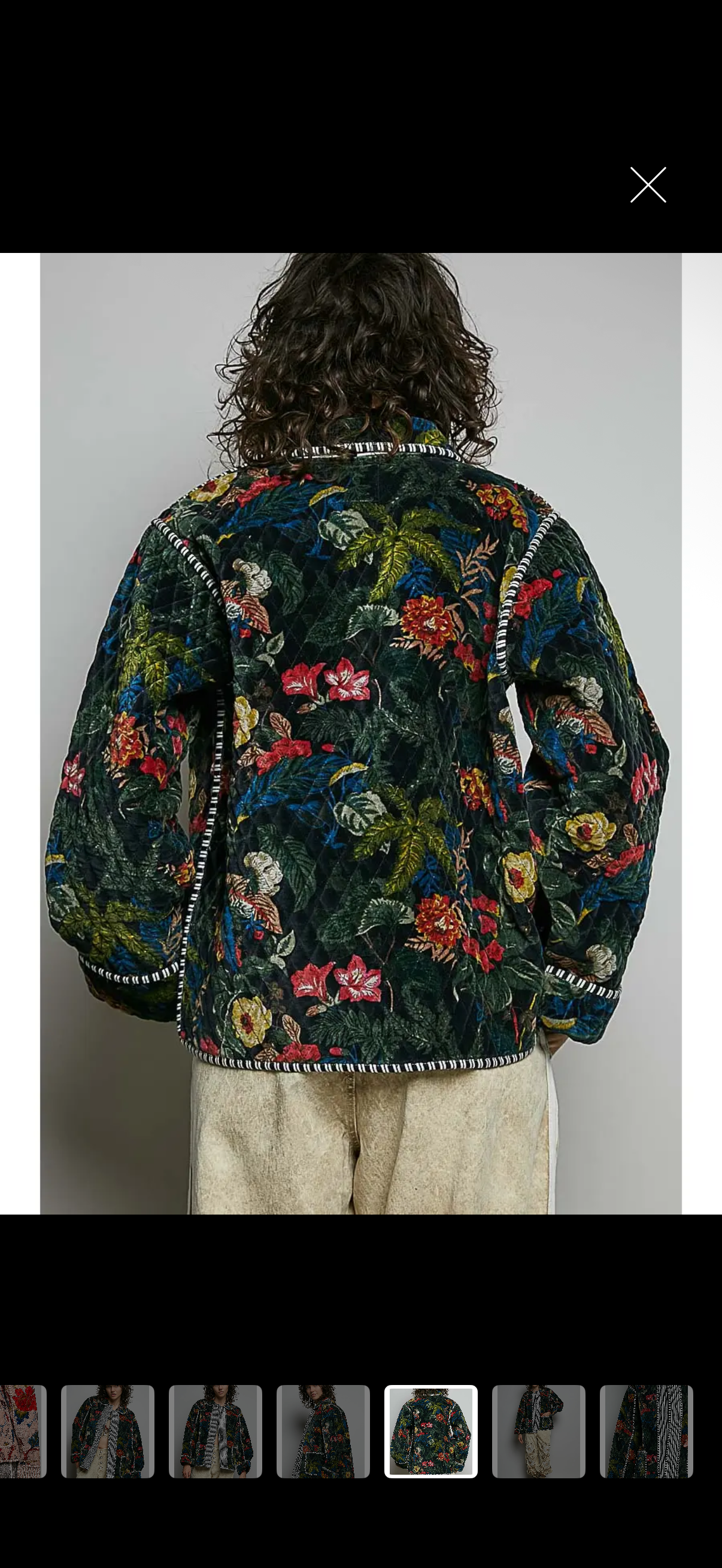Roses velvet jacket