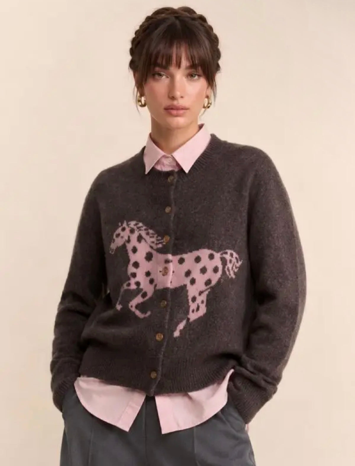 Polkadot Horse Sweater