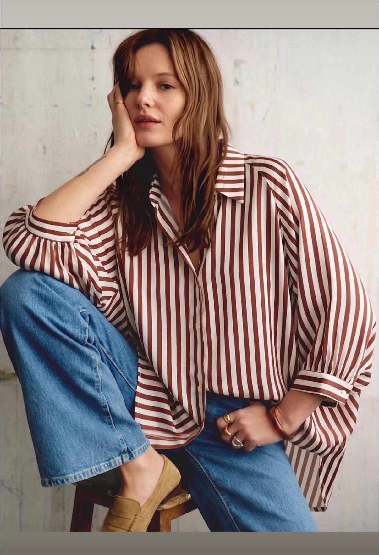 Sienna Striped Blouse